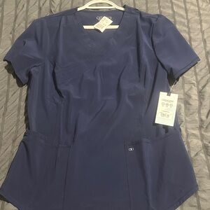 Cherokee Women's Deep navy Blue Short Sleeve Top